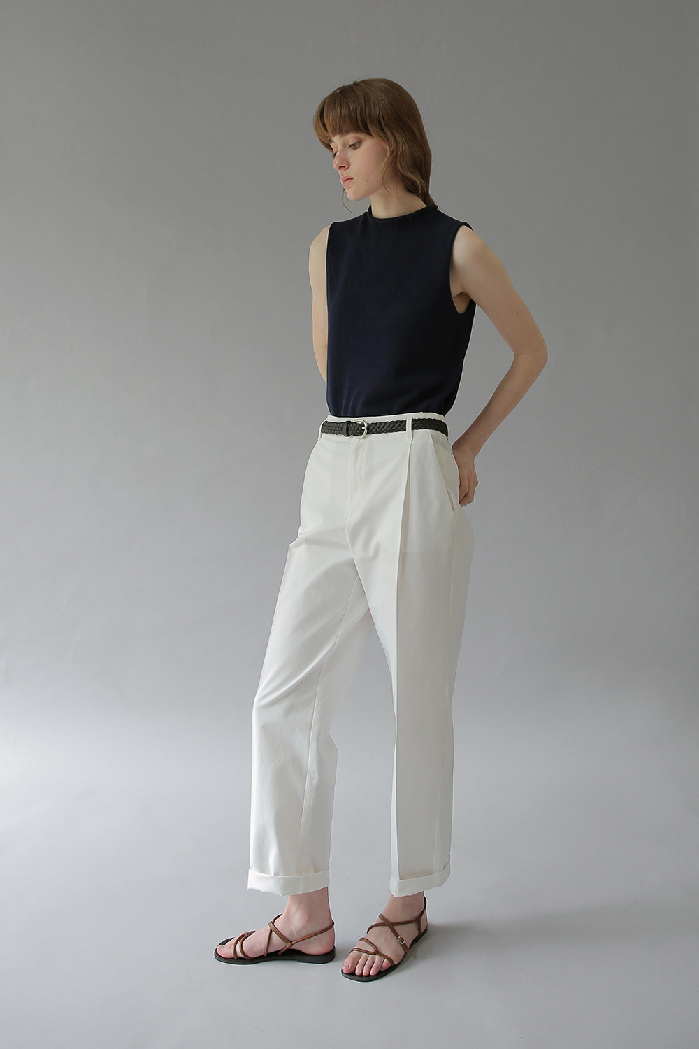 [5th] Blanche Cotton Pants (offwhite)