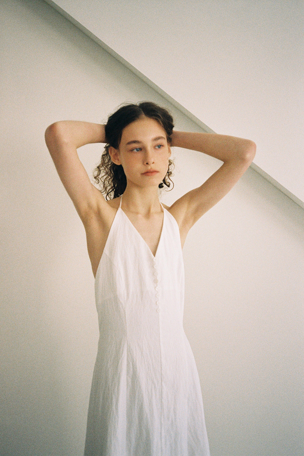 Sofia Halter Dress (white)